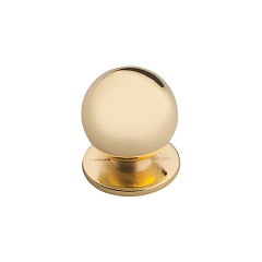 Ручка кнопка латунь литая 3024C-BP (золото)