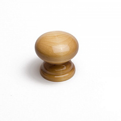 Ручка-кнопка мебельная РМС-Дерево малая светлая 